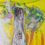 Framed Original Painting Eclectic Art Dublin Wedding Dress Art Bridal Original Art - Fashion Art - Couture Bride - Irish Figurative Art Image 7