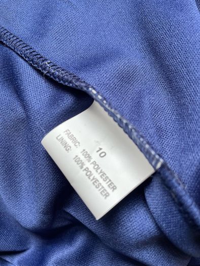 Stunning Marc Angelo Navy Occasion dress size 10 New with tags