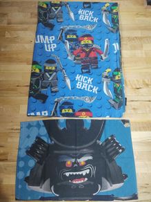 Lego, Mickey Mouse, Buzz, Football Duvet cover . Size single