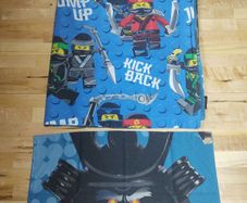Lego, Mickey Mouse, Buzz, Football Duvet cover . Size single