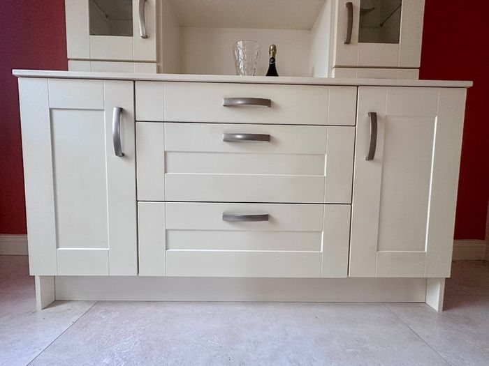 Kitchen Dresser / Display Cabinet with Storage