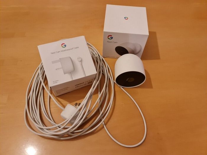 Google Nest Camera plus extended cable
