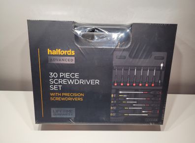 30 piece Halfords Advanced Advanced Screwdriver & Bit Set