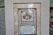Vintage Irish Shamrock Picture Frame