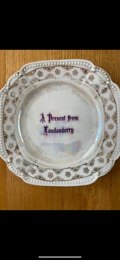 Victorian Souvenir China Trio