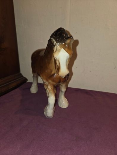 Vintage Sylvac Ceramic Shire Horse
