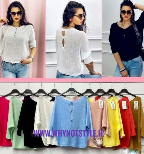 Sweater with buttons