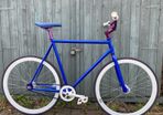 New Funked Up Fixie FixedGear Singlespeed Bicycle - Size 60cm XL to suit a Rider of height 6'1