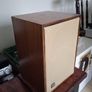 Wharfedale denton 2 stereo speakers bookshelf pair fully refurbished, recapped crossovers, repainted cabinets and fitted new grills material Image 6