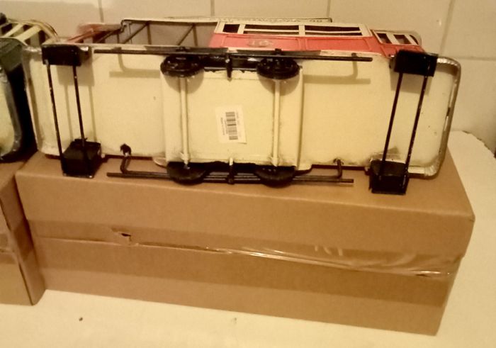 San Francisco Trams Tin Plate Model (RED or Green) Metal Display