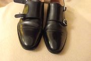 Luca Bossi Black Handmade Leather Shoes UK 8  (I 42)