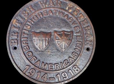 WW1 wall plaque