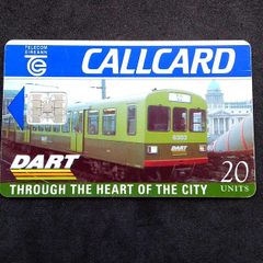 Vintage Telecom Eireann, Irish Callcard, " DART " , Through The Heart of The City - 1996