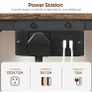 Set of 2 Side Table with Charging Station Image 7