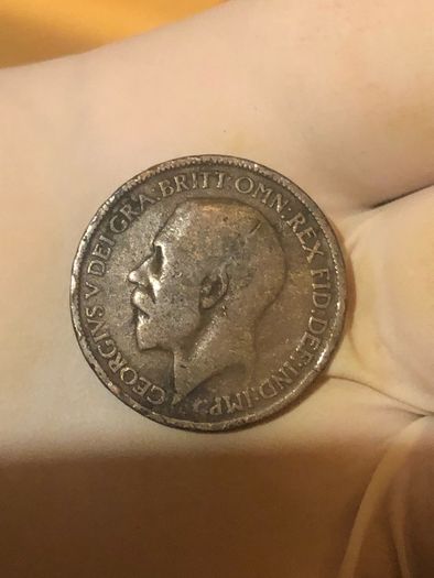 George V Half Penny 1915-1922 x11 Pictures