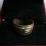 Men's 18K Yellow Gold Plated Ring size V Image 6
