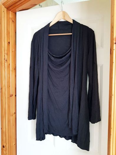Brown Top/Cardigan- Size 14