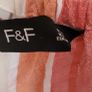 F&F Candy Stripe Bardot Dress Sz 12 Image 4
