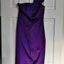 Karen Millen Satin Dress purple uk10 Image 2