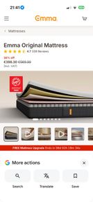 Emma Sleep mattress Single