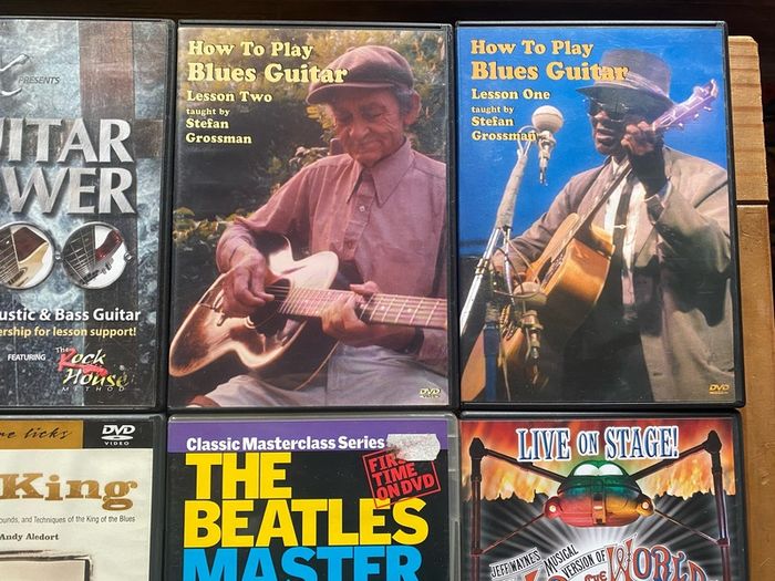 Guitar Lessons DVD Set Signature licks The Beatles Blues Guitar Rock
