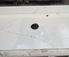 Ethereal glow basin vanity 100mm hole & 30mm tap hole.