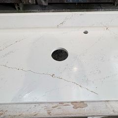Ethereal glow basin vanity 100mm hole & 30mm tap hole.