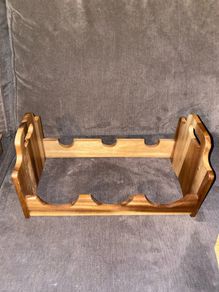 Whiskey gin vine holder acacia wood