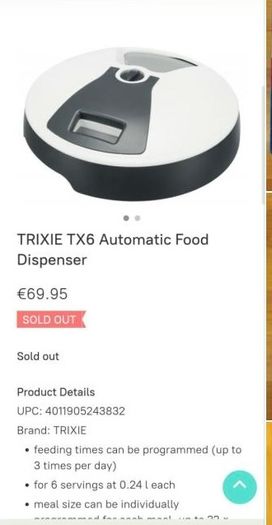 Automatic food dispenser