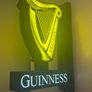 Light Up Double Sided Guinness Harp sign Image 4