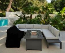Garden furniture & firepit table