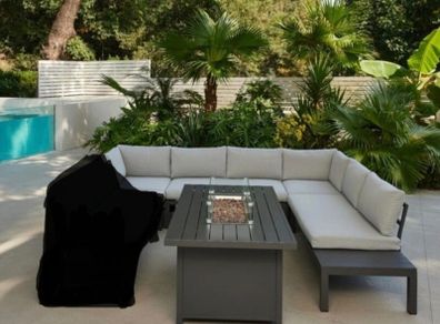 Garden furniture & firepit table