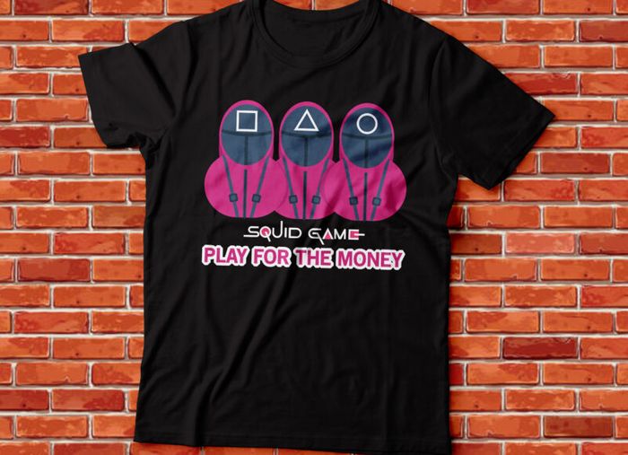 Squid game t-shirts korean trending series t-shirts