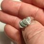 1978 Double Heart Sterling Silver Ring Image 10