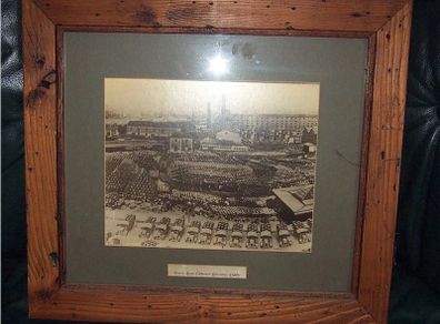 Vintage Framed Guinness Brewery Print Lower Level