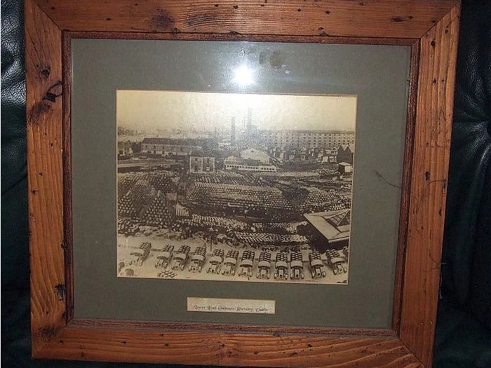Vintage Framed Guinness Brewery Print Lower Level