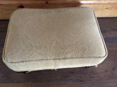 small vintage foot stool queen anne style legs