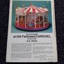 Cut and Assemble " An Old Fashioned Carousel " In Full Color Image 6