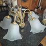 Ceiling lights and Glass lamp Image 2