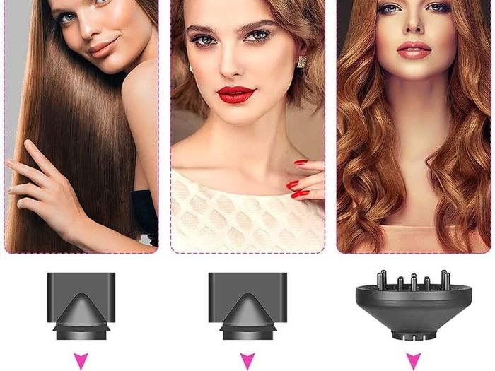 NEW SALE | Hair Dryer with Diffuser & Concentrator 2000W Powerful Ionic Dryer 2 Speed 3 Heat Settings Fast Dry Lightweight for Multi Women Man Hairstyles