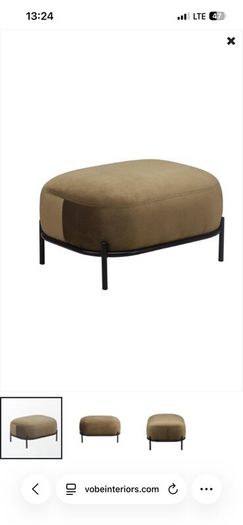 Arm chair with foot stool