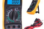 Multimeter Digital Multi Tester Voltmeter Ammeter Ohmmeter AC/DC Voltage Current Resistance with Buzzer Backlight LCD