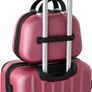 4-Piece Travel Suitcase Set with Removable Wheels 360, Robust Hard Shell Suitcase with Security Combination Lock, Large and Stackable Suitcase, Trolley Hand Luggage Image 3