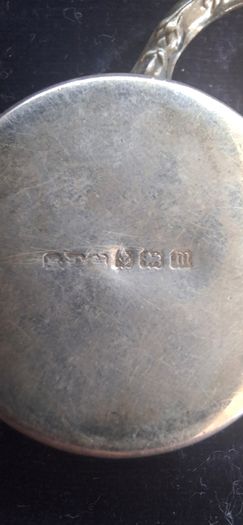 Hallmarked antique silver set