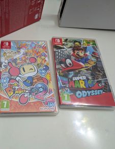 Nintendo Switch Super Mario Odyssey and Bomberman z