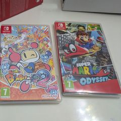 Nintendo Switch Super Mario Odyssey and Bomberman z