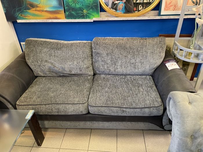 Three seater sofa and armchair