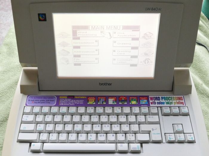 Brother Lw-840 Ic Word Processor With Disc Drive
