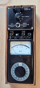 Vintage AEG Universalmesser UM Multimeter + WZ + Original Case