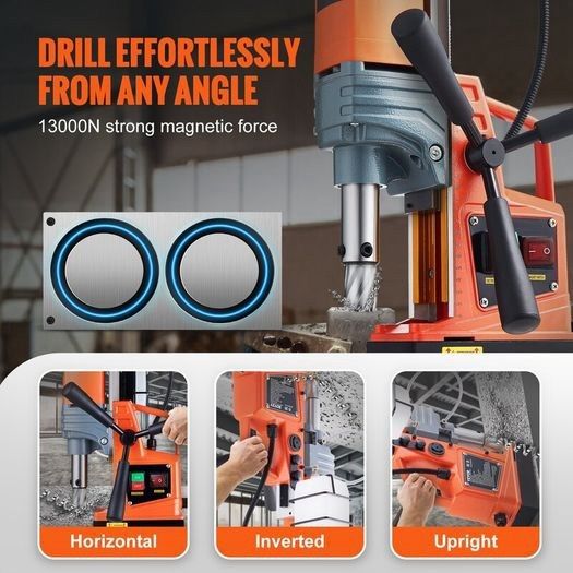NEW SALE | Magnetic Drill 1300W 2922Ibf/13000N Portable Mag Drill Press 810RPM
